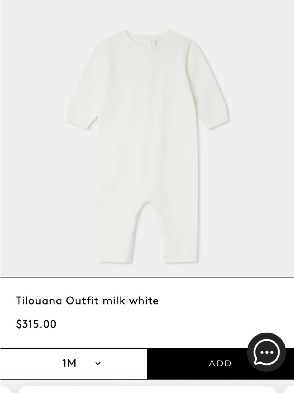 Bonpoint Cream Long-Sleeve One-Piece